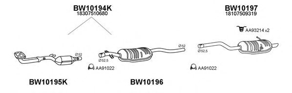 VENEPORTE 100066 Exhaust System